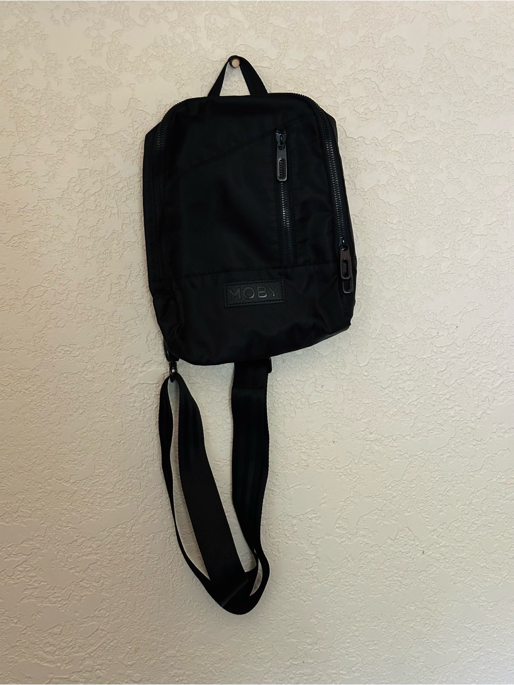 MOBY Black Crossbody Sling Bag